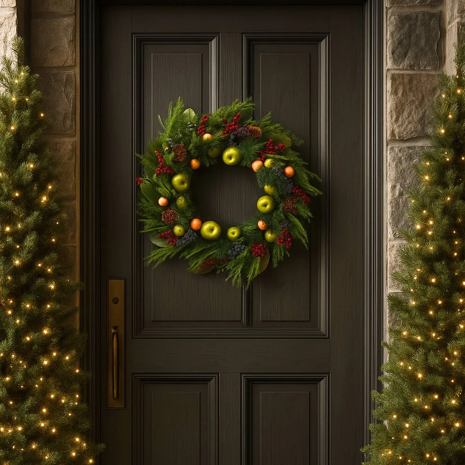 33" Mixed Fruit Wreath - Image 5