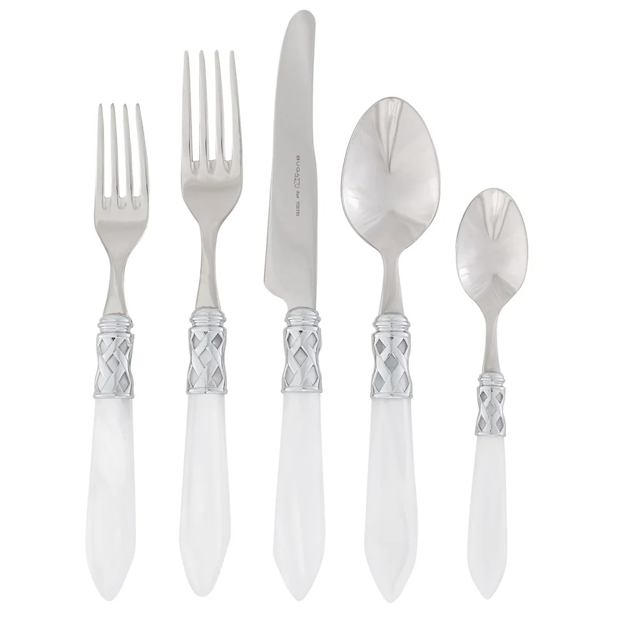Aladdin White Five Piece Place Setting - Image 2
