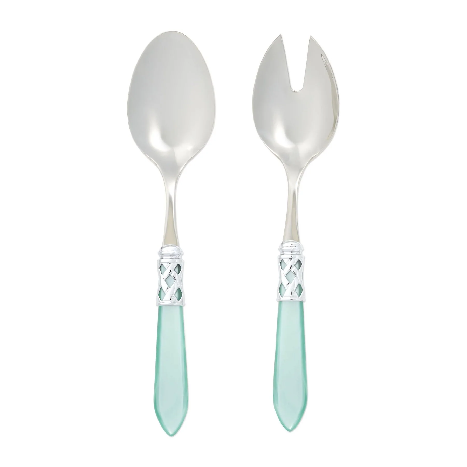 Aladdin Aqua Salad Server Set - Image 2