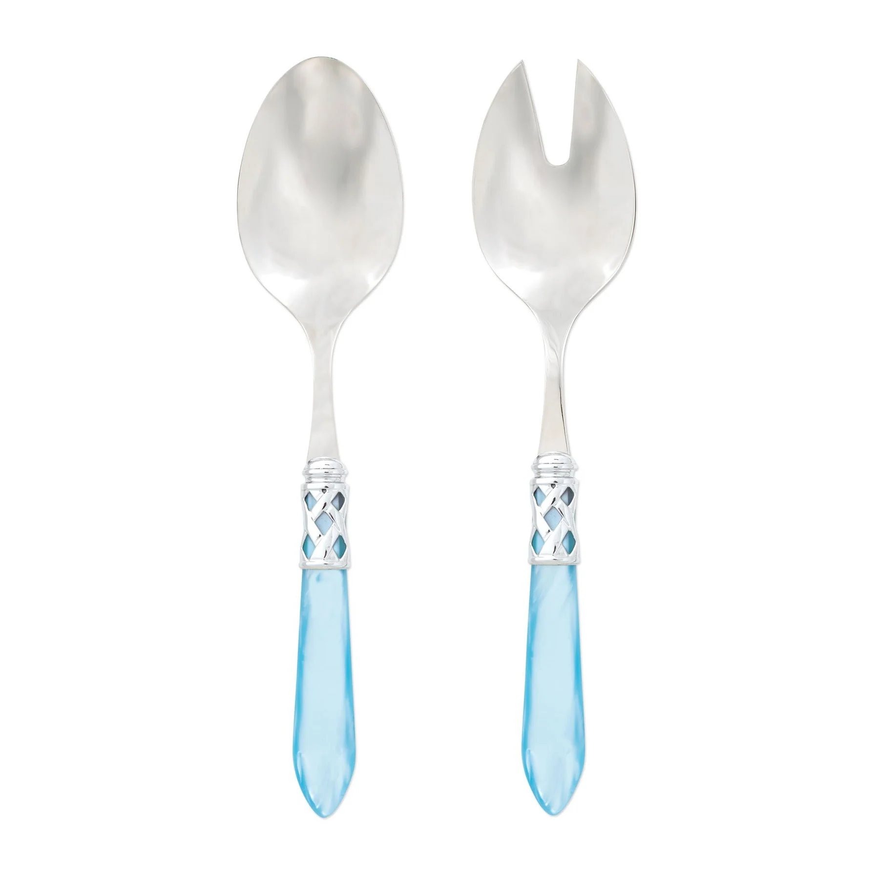 Aladdin Light Blue Salad Server Set - Image 2