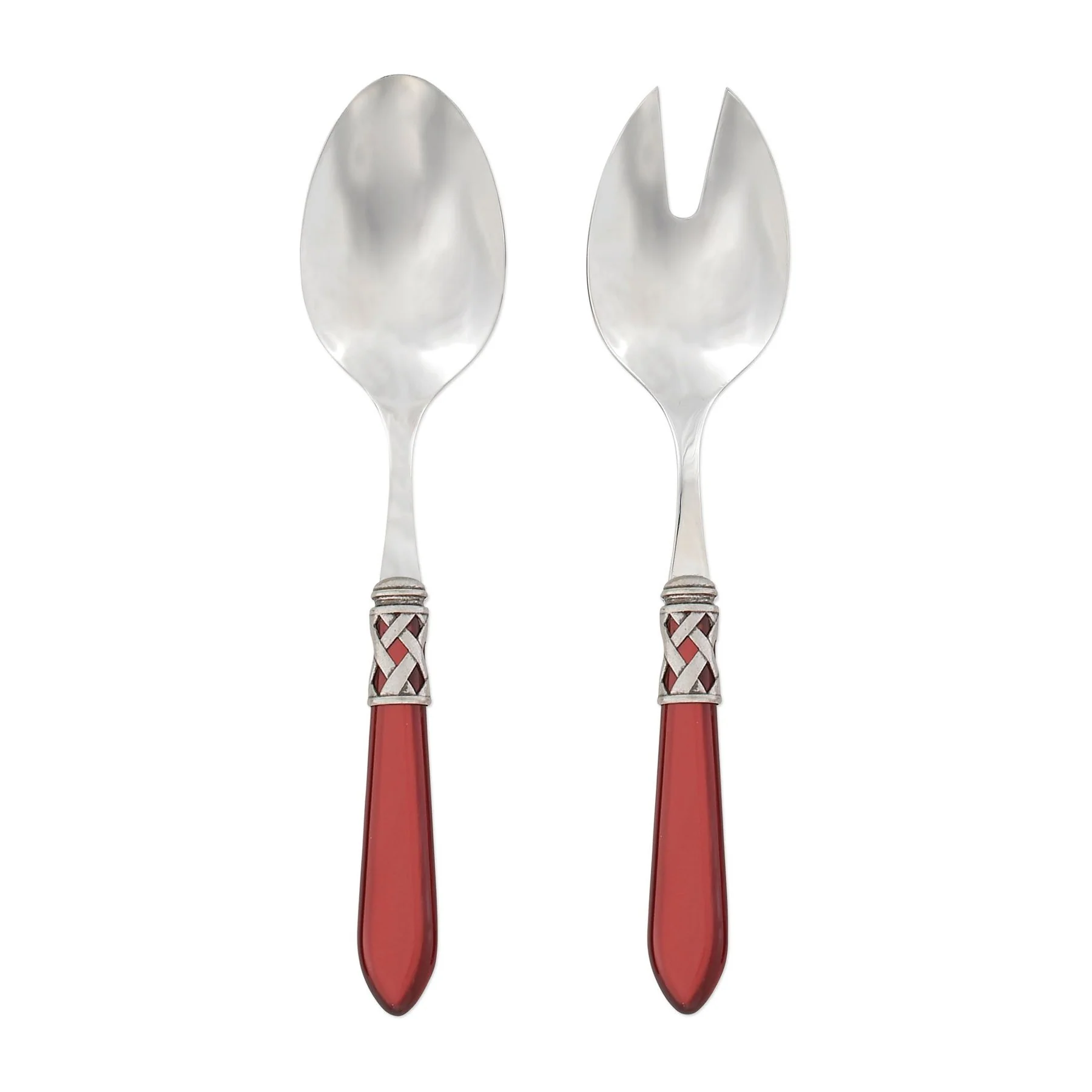 Aladdin Red Salad Server Set