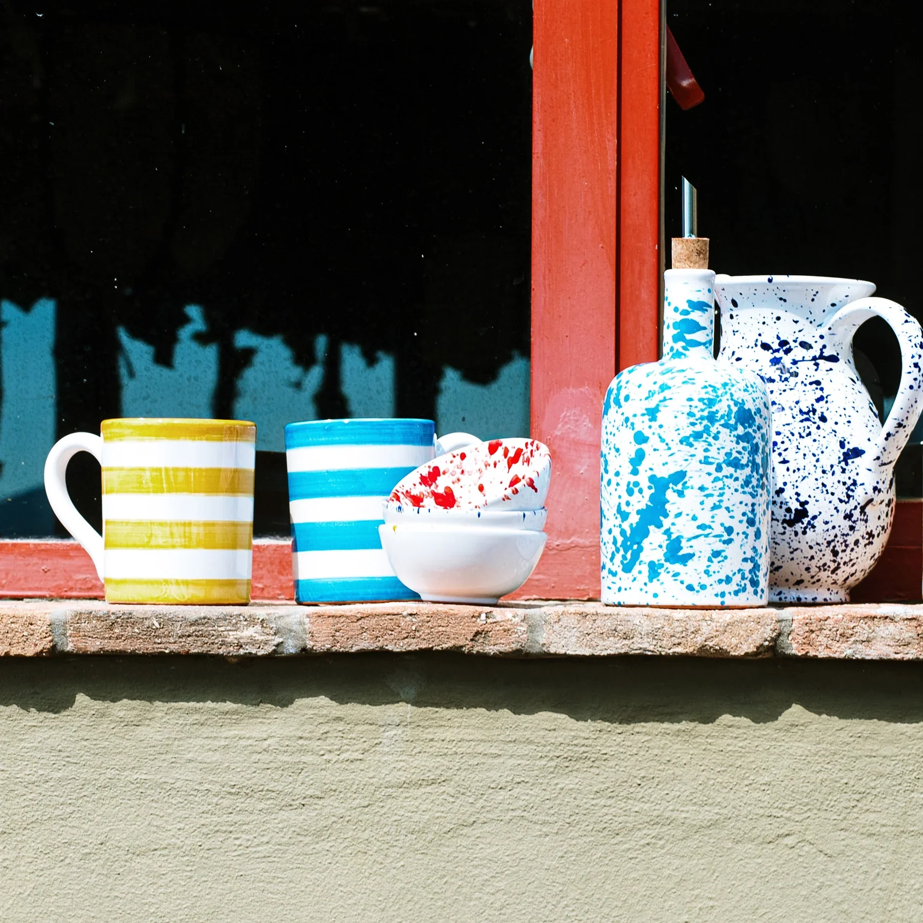 Amalfitana Red Splatter Dipping Bowl - Image 3
