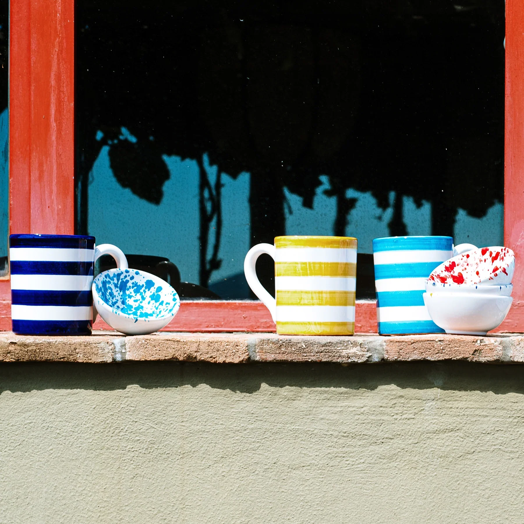 Amalfitana Yellow Stripe Mug - Image 3
