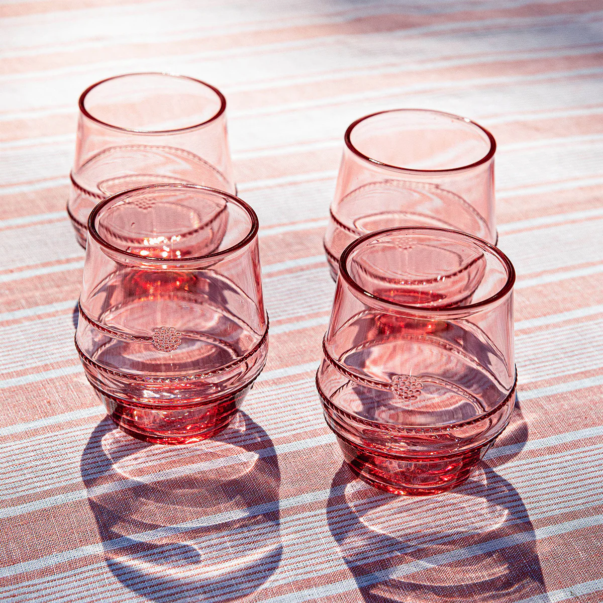 Amalia Acrylic Small Tumbler - Coral - Image 4