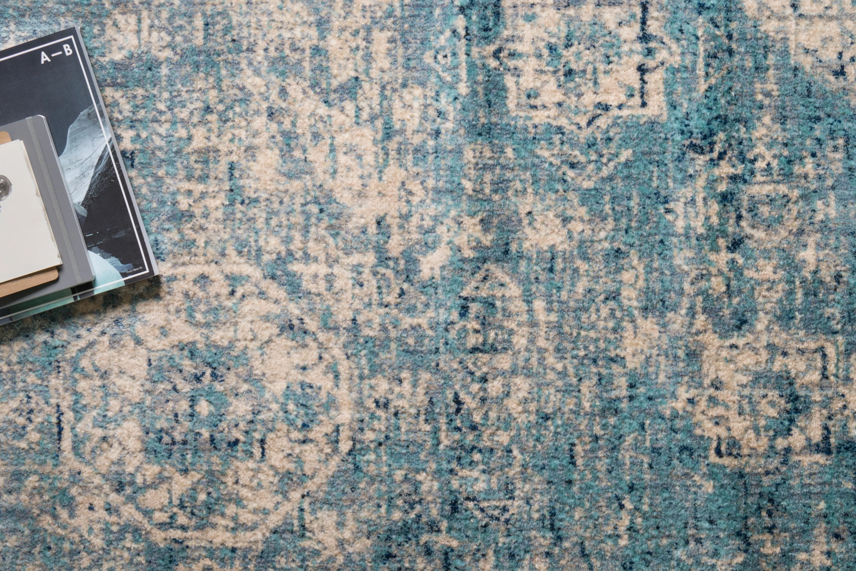 Anastasia Rug in Light Blue & Ivory design by Loloi - Image 2