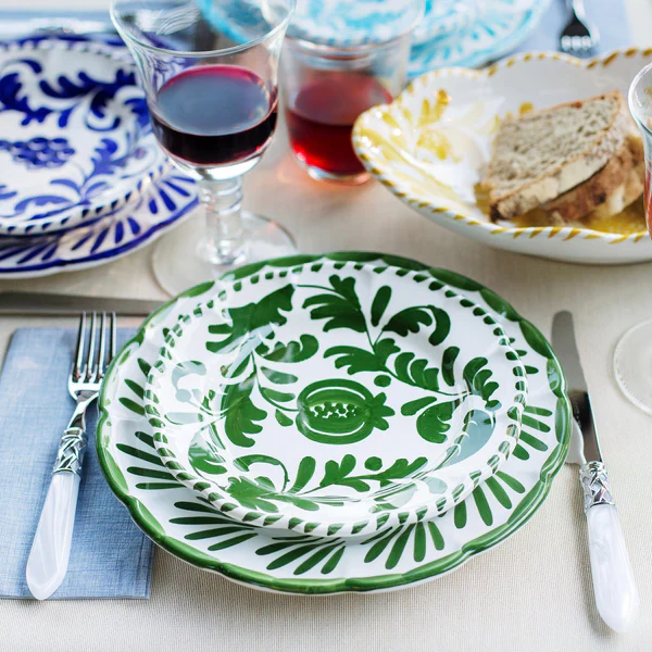 Arezzo Green Dinner Plate - Image 3