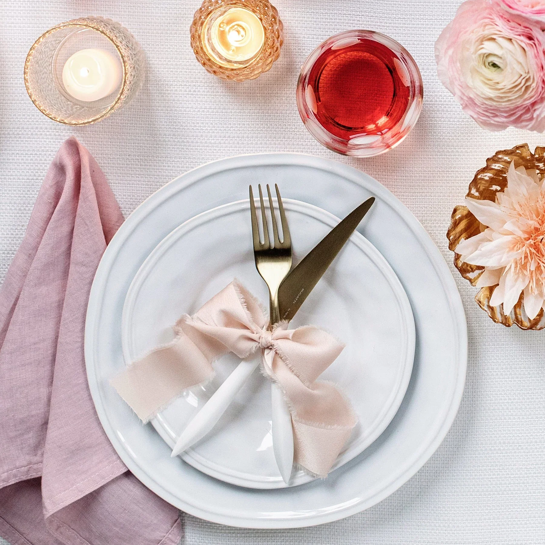 Aria White Salad Plate - Image 3