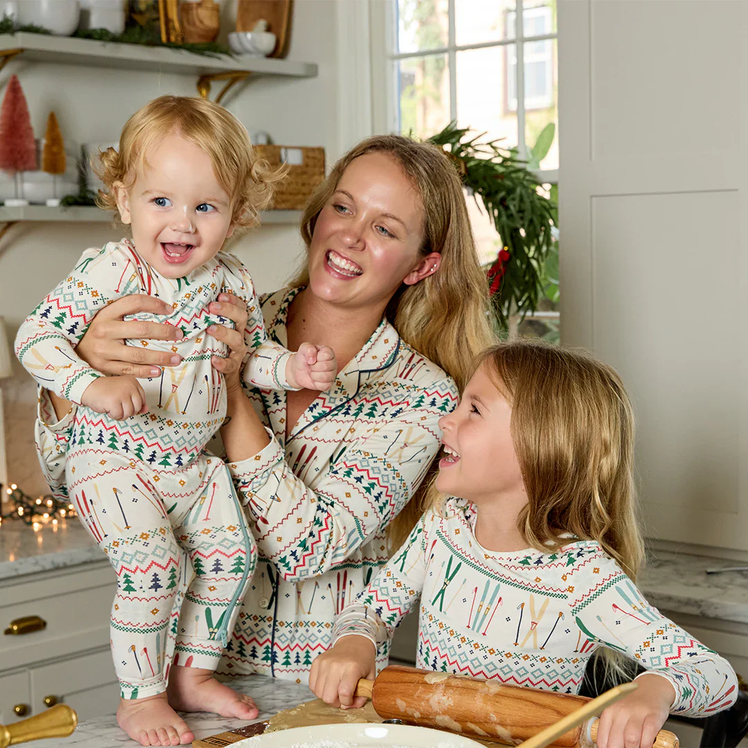 Baby Bamboo Romper - Ski Fair Isle - Image 2