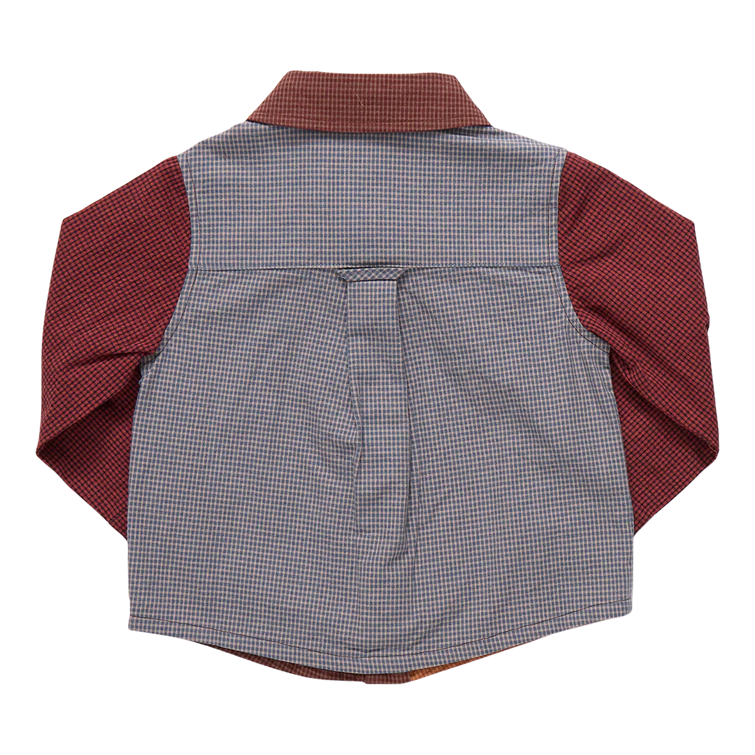 Baby Boys Jack Shirt - Mixed Checks - Image 2