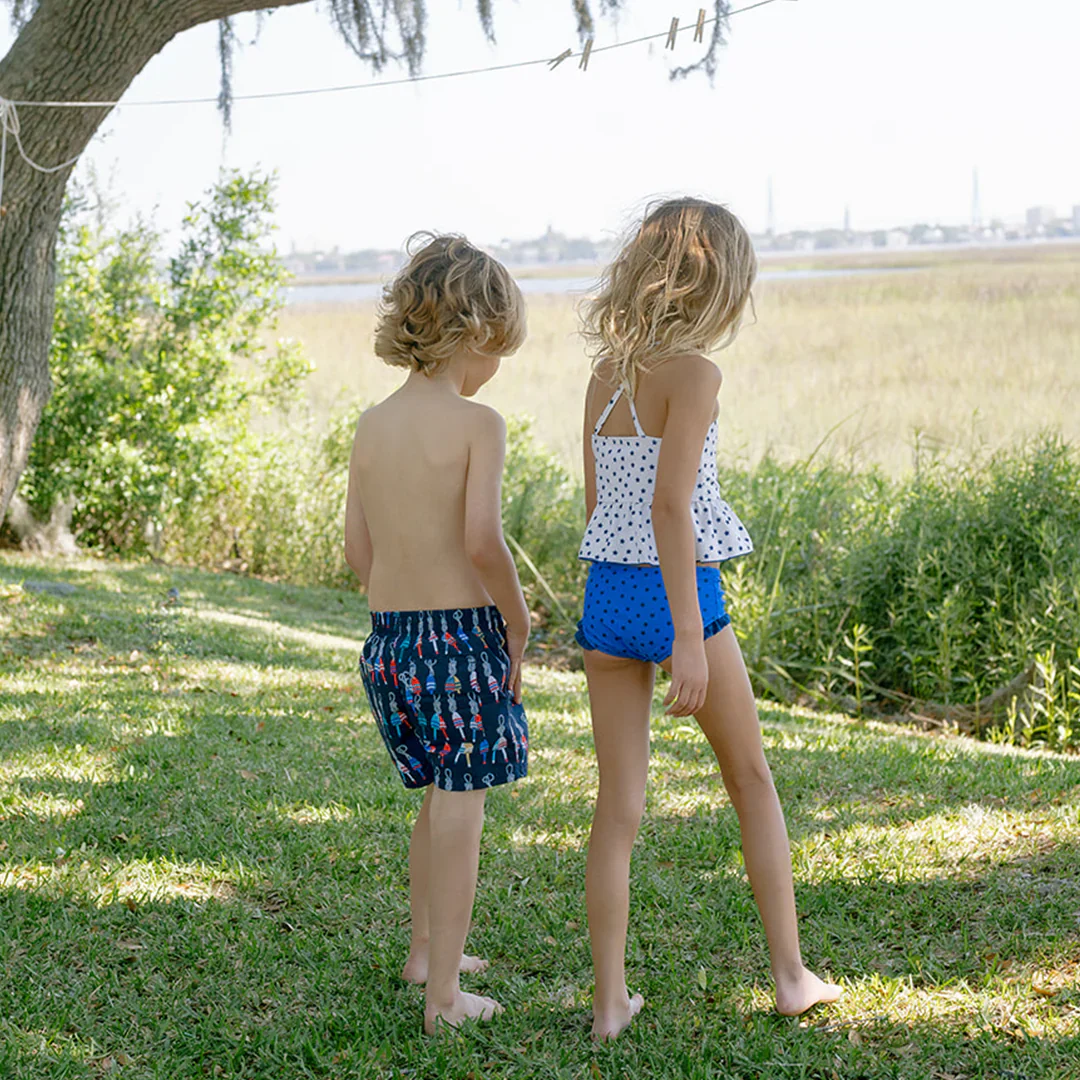 Baby Boys Swim Trunk - Navy Buoys - Image 7