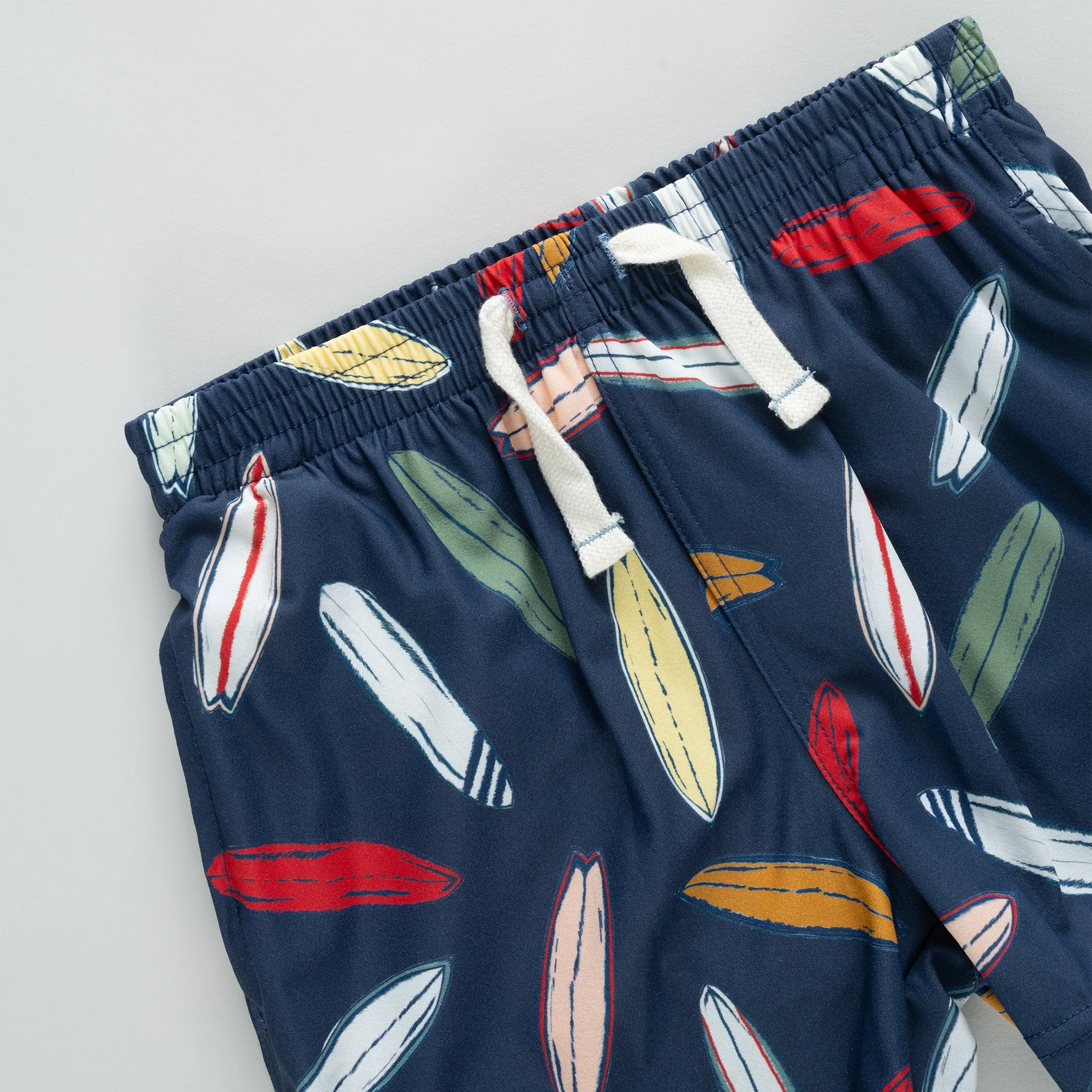 Baby Boys Swim Trunk - Navy Surfboard - Image 2