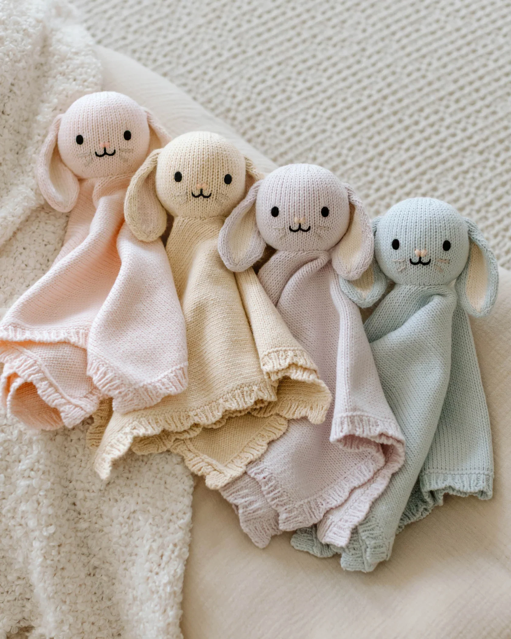 Baby Bunny Lovey (Baby Blue) - Image 5