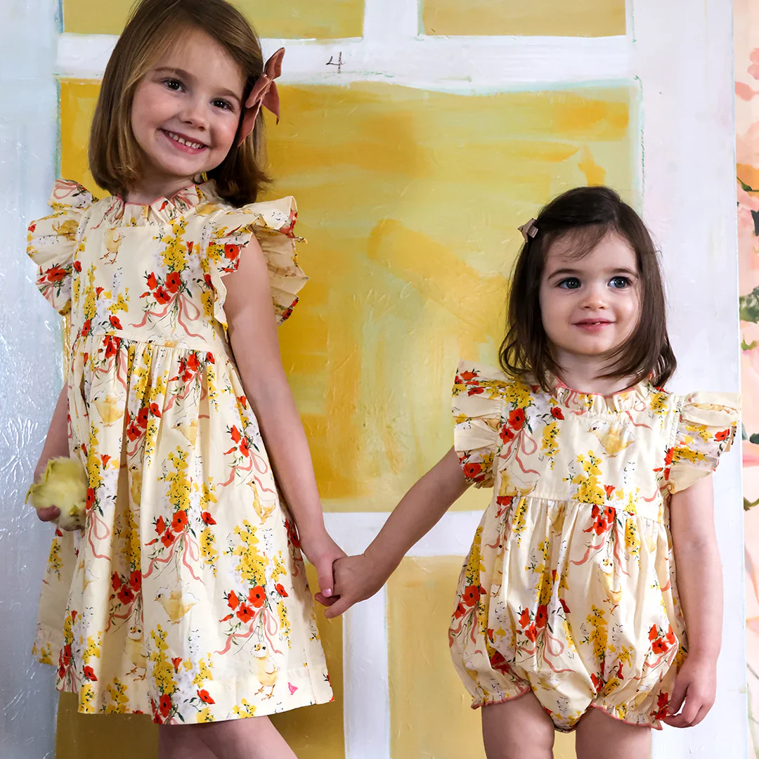 Baby Girl Jennifer Bubble - Yellow Chicks - Image 2