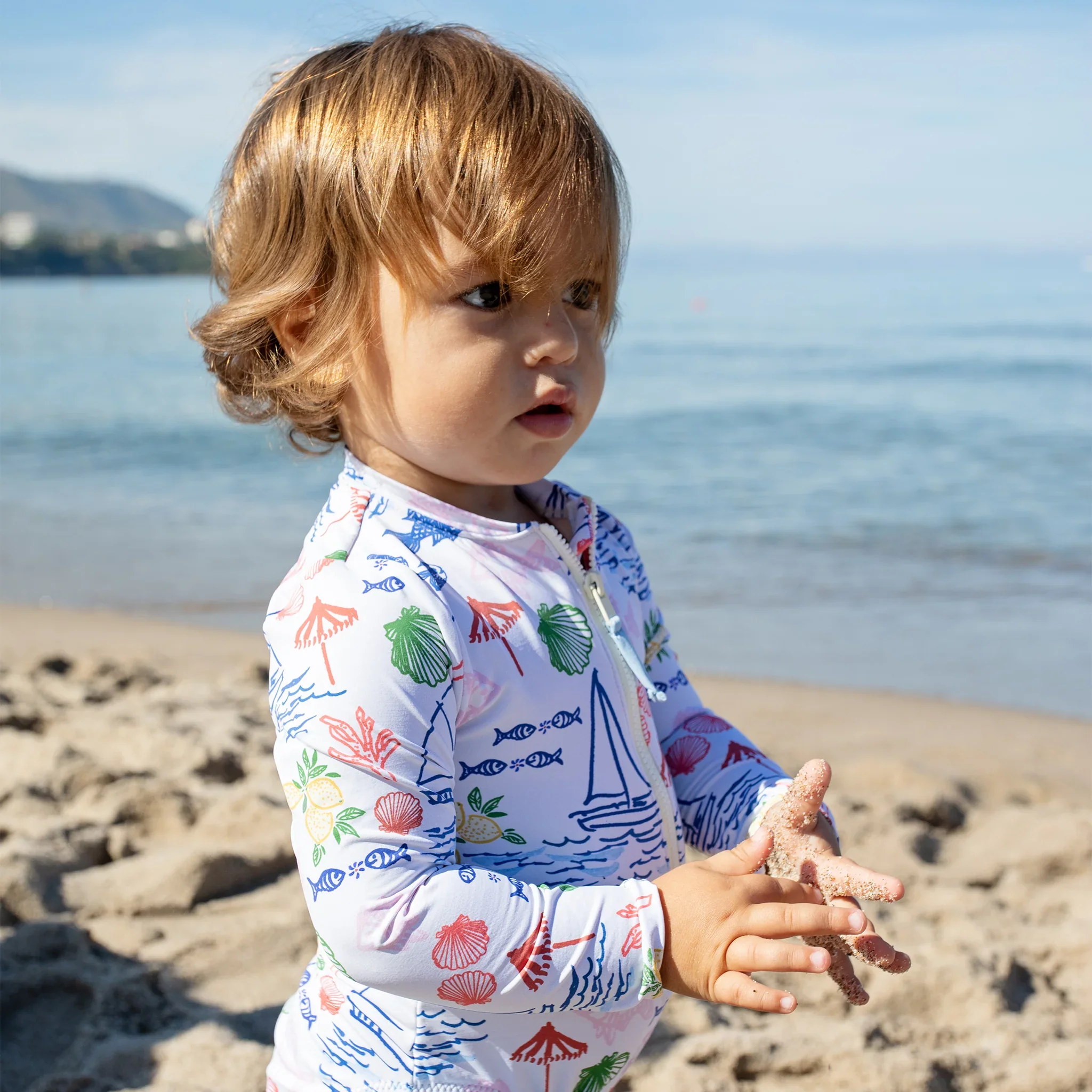 Baby Girls Arden Suit - Island Multi - Image 4