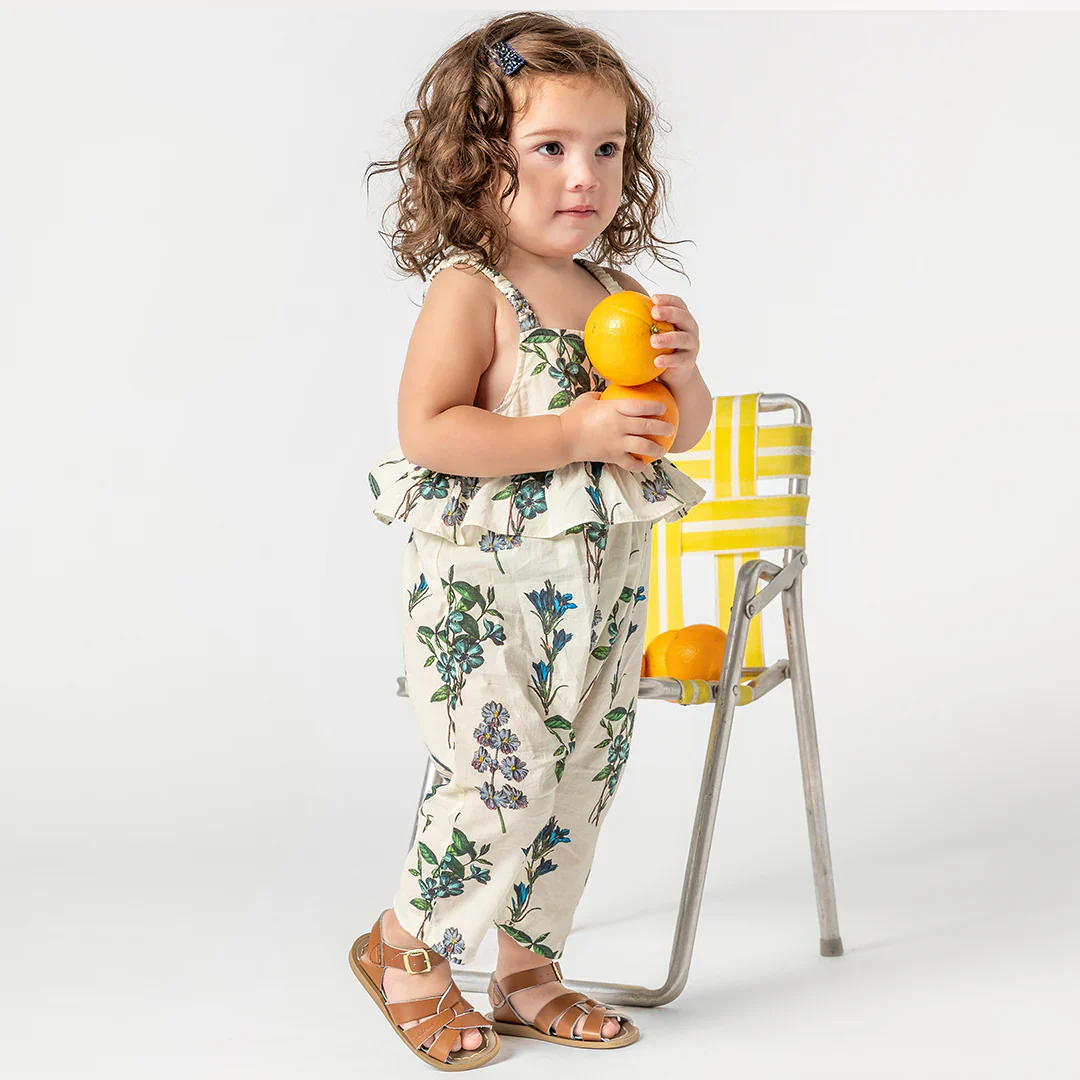 Baby Girls Brianne Jumper - Blue Botanical - Image 4