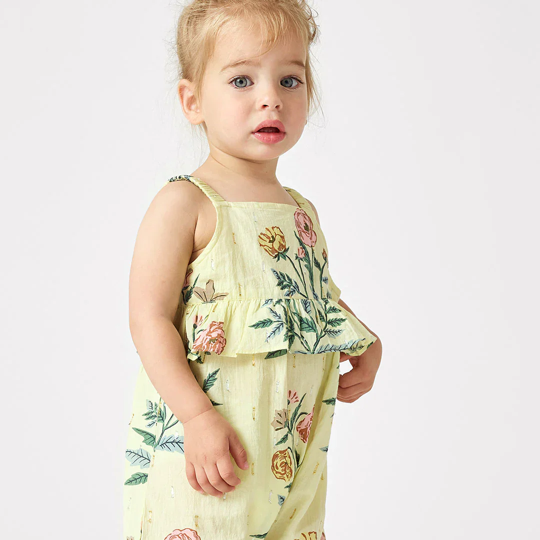 Baby Girls Brianne Jumper - Pale Yellow Poppy - Image 4