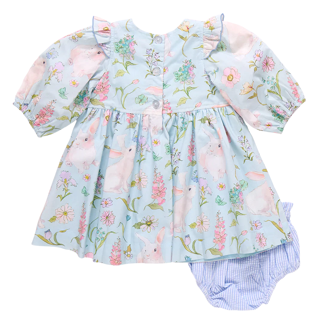 Baby Girls Brooke Dress Set - Botanical Bunnies - Image 7