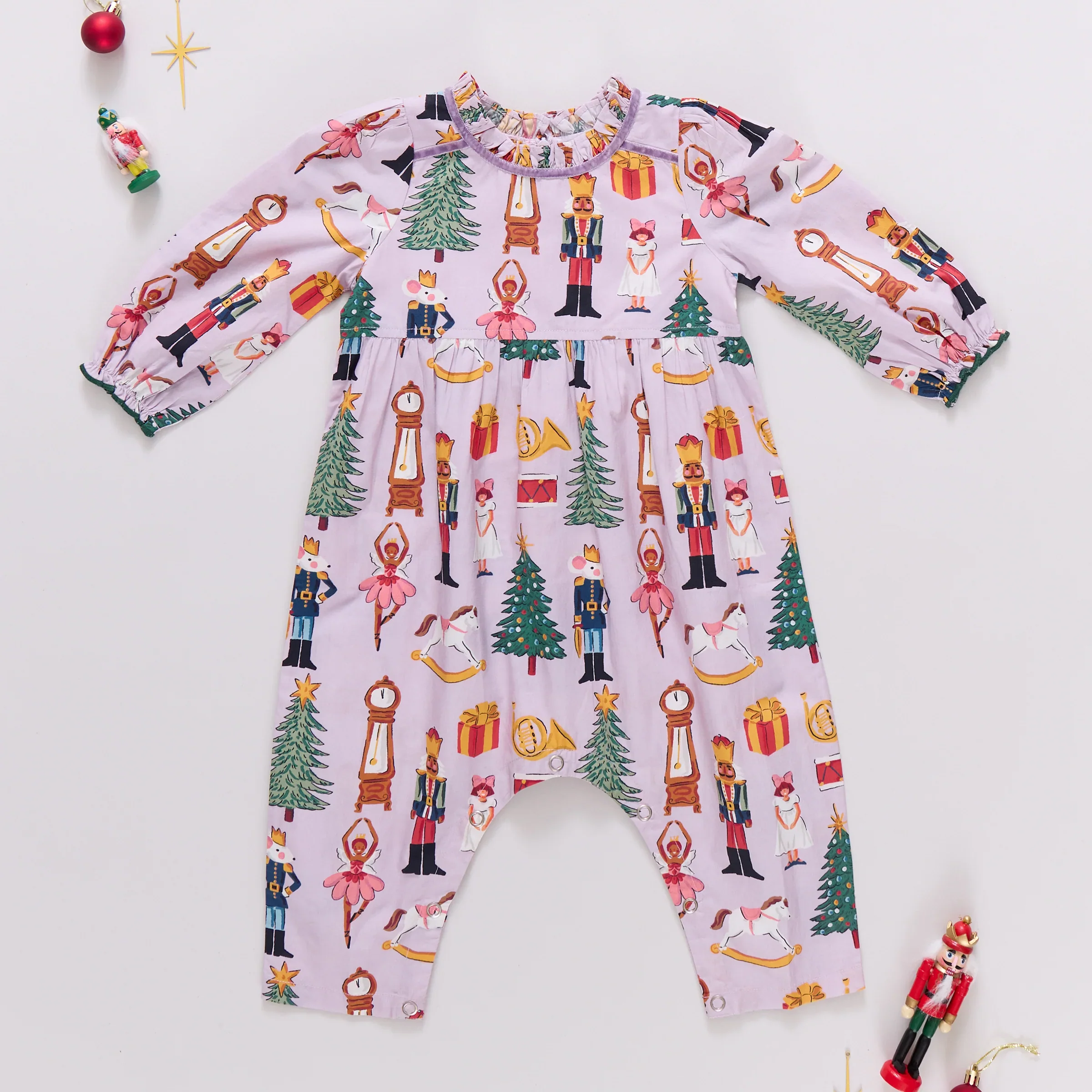 Baby Girls Charlie Jumper - Lavender Nutcracker - Image 2