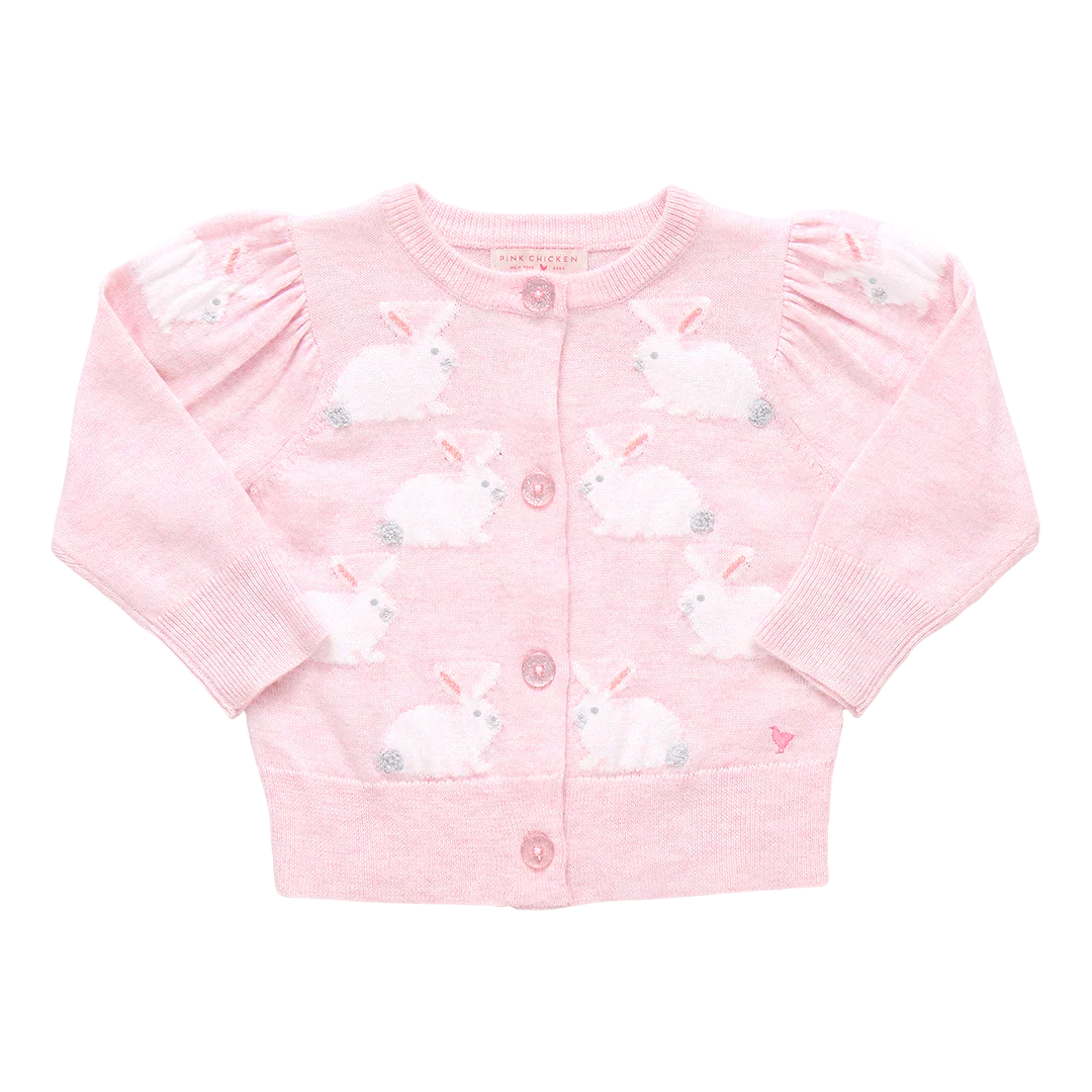 Baby Girls Constance Sweater - Bunny