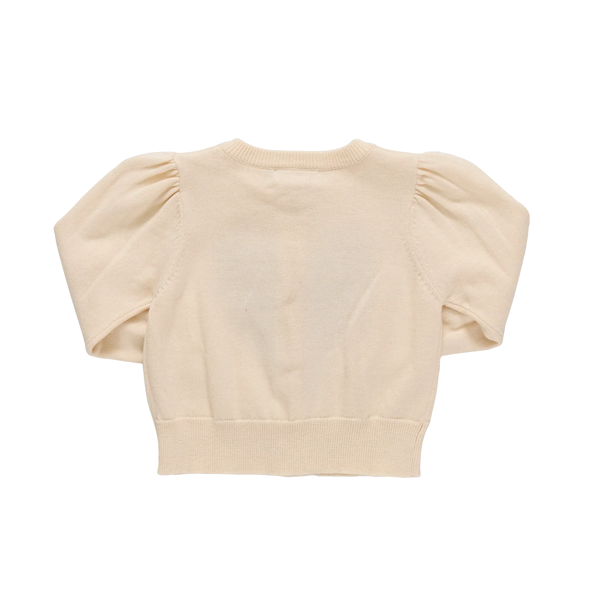 Baby Girls Constance Sweater - Scalloped Heart - Image 4