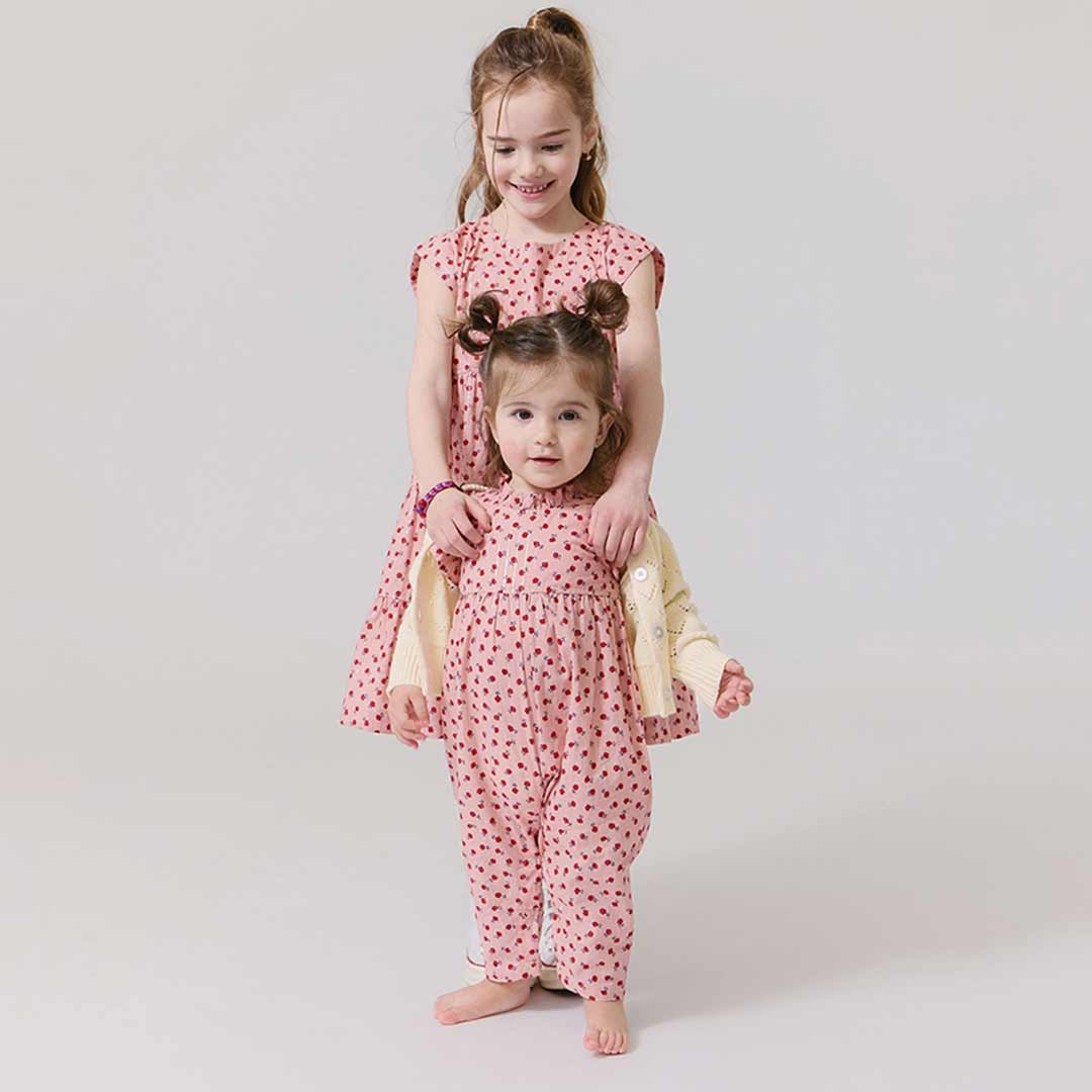 Baby Girls Jennifer Jumper - Pink Tiny Roses - Image 2