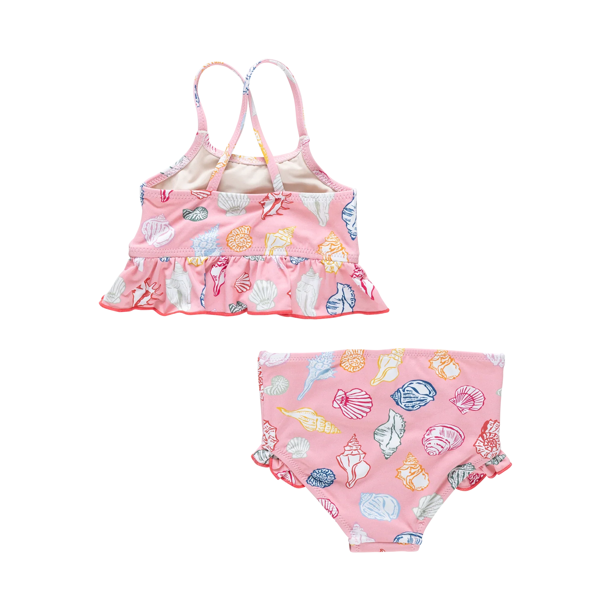 Baby Girls Joy Tankini - Pink Seashells - Image 6
