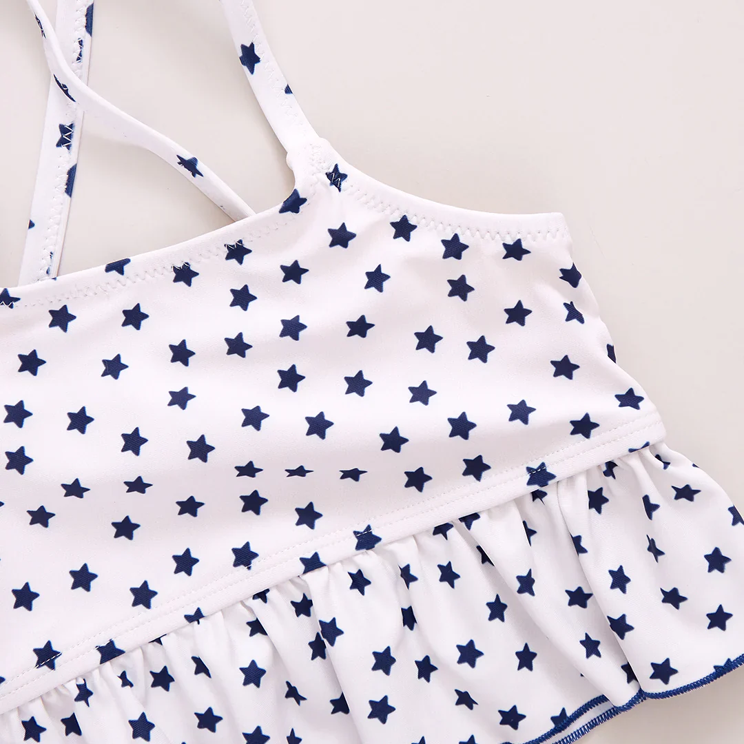 Baby Girls Joy Tankini - Mixed Ditsy Stars - Image 2
