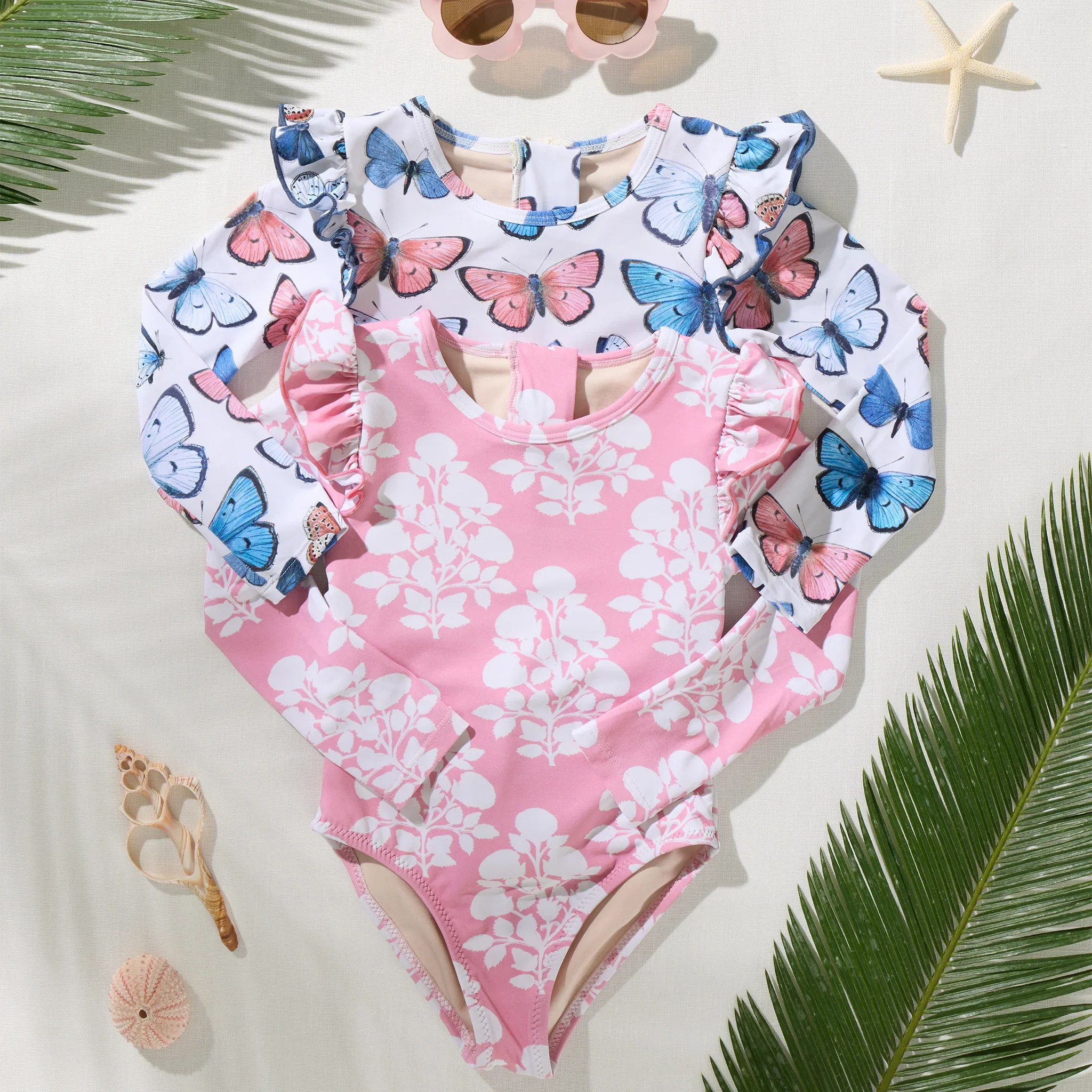 Baby Girls Rachel Suit - Pink Bouquet Floral - Image 4