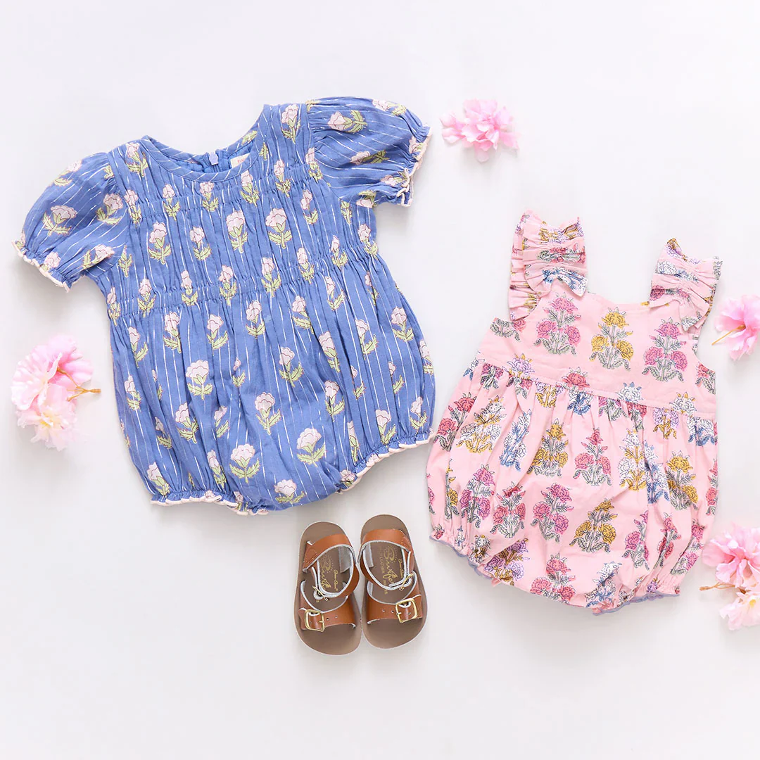 Baby Girls Via Bubble - Small Pink Flowerette - Image 5