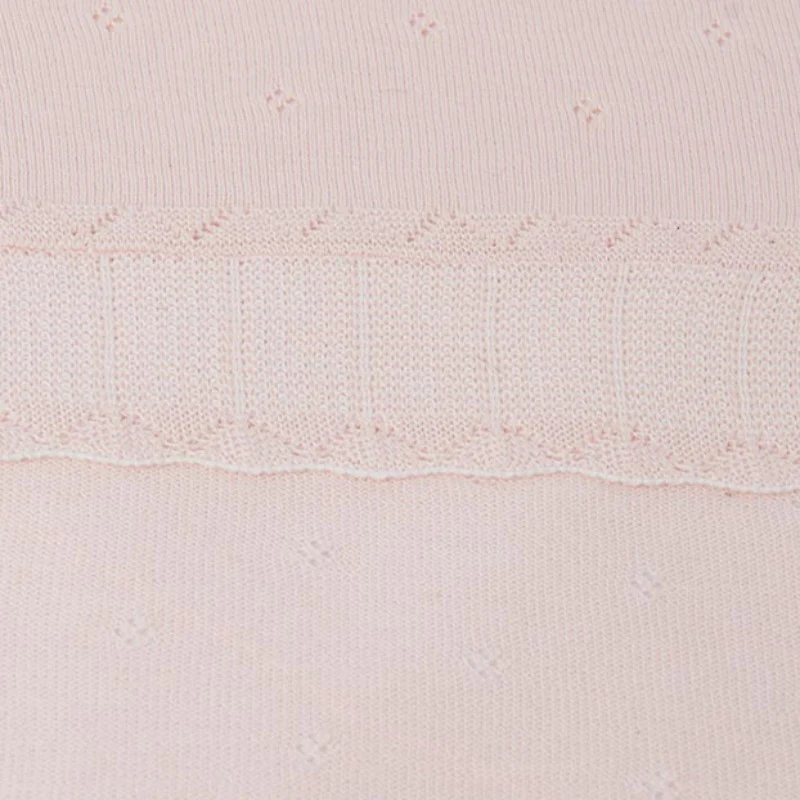 Baby Rose Ruffled Knit Blanket - Image 4