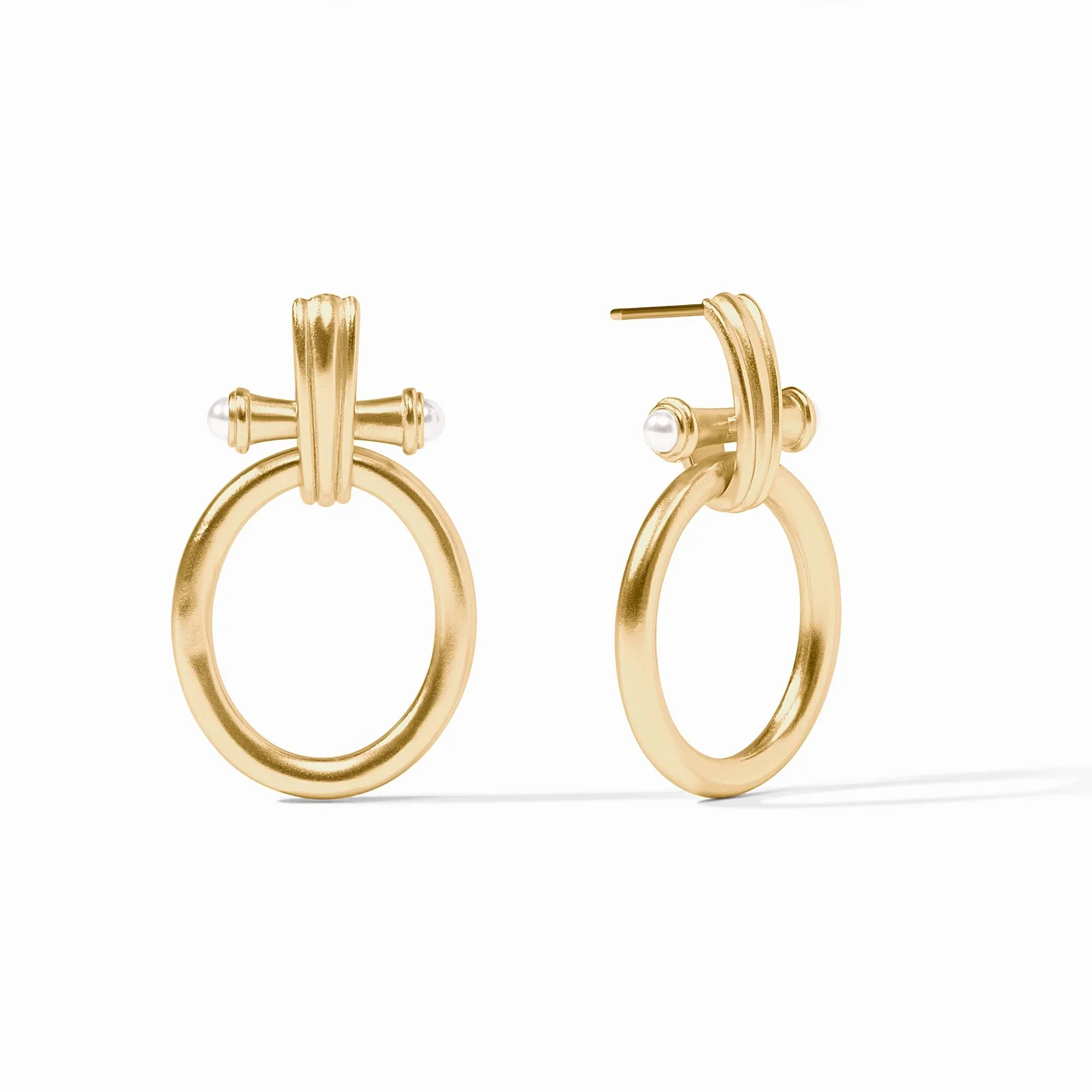 Bamboo Doorknocker Earring - Image 2