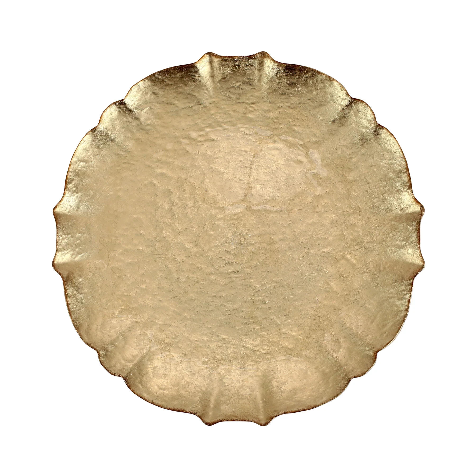 Baroque Glass Gold Cake Stand - Image 2