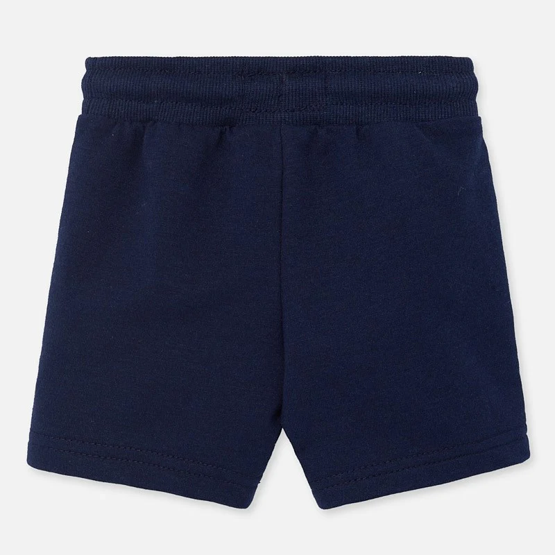 Basic Navy Fleece Shorts - Image 2