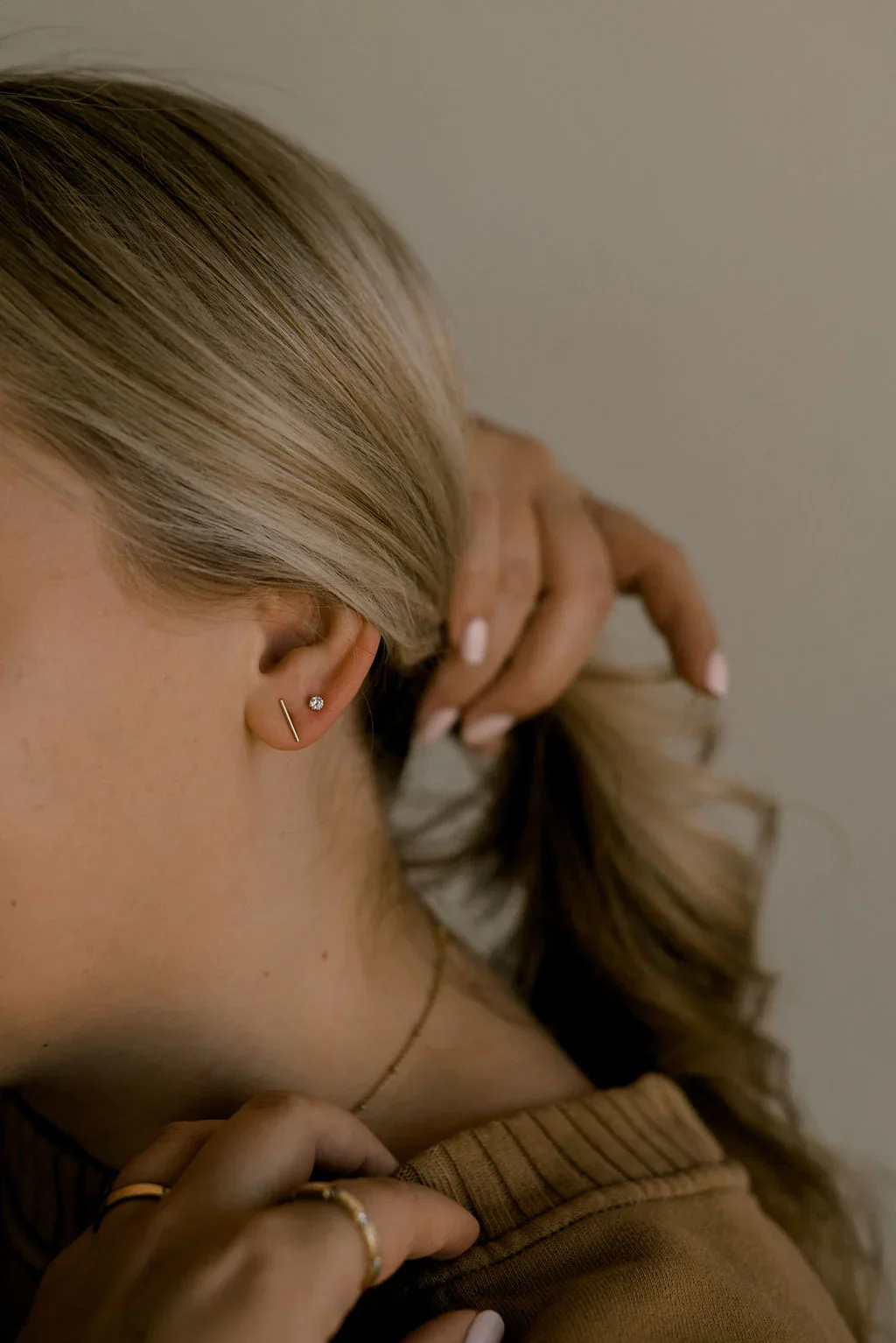 Be Still Earring Studs - Image 2