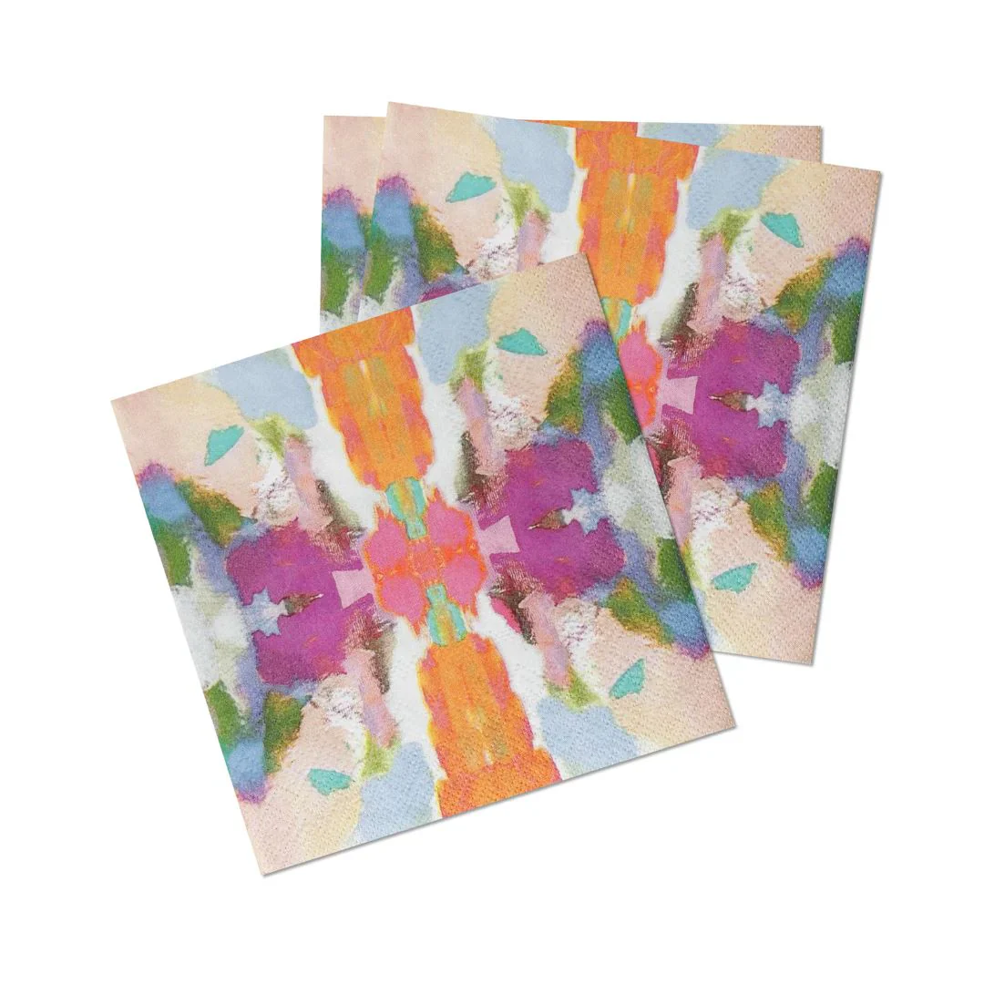 Begonia Cocktail Napkins - Image 2