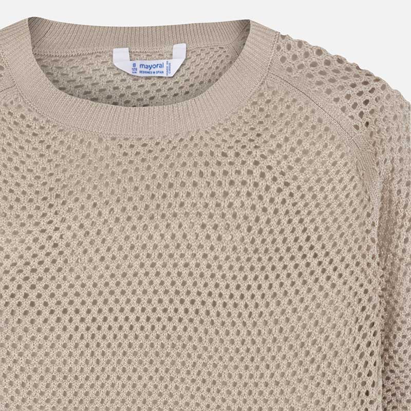 Beige Sweater with Tank Top - Image 4