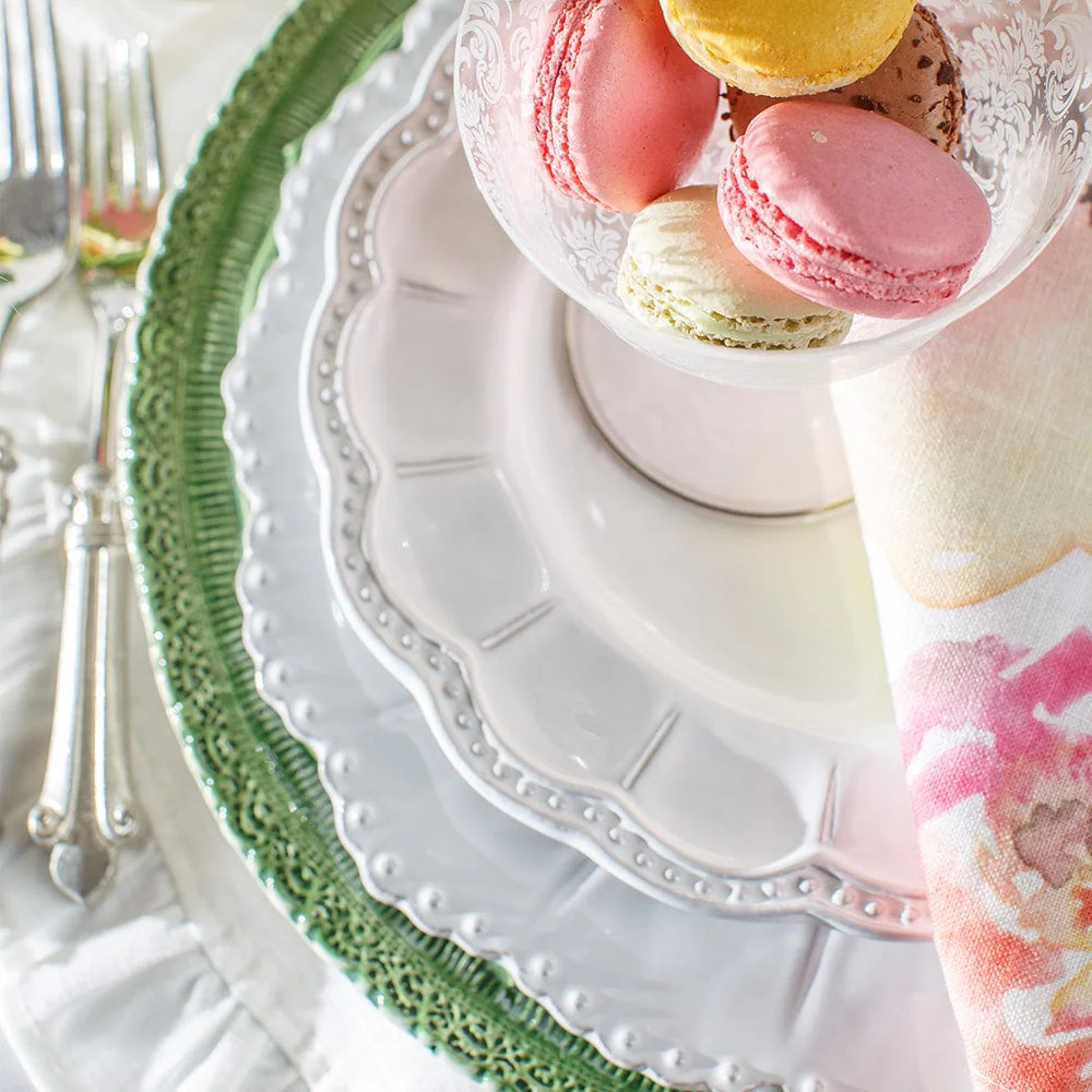 Bella Bianca Beaded Dinner Plate - Image 3