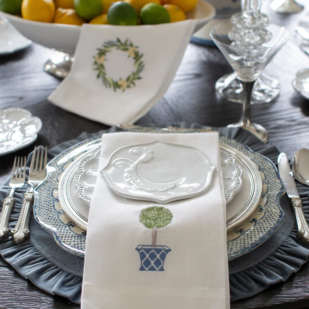 Bella Bianca Flora Bread Plate - Image 2