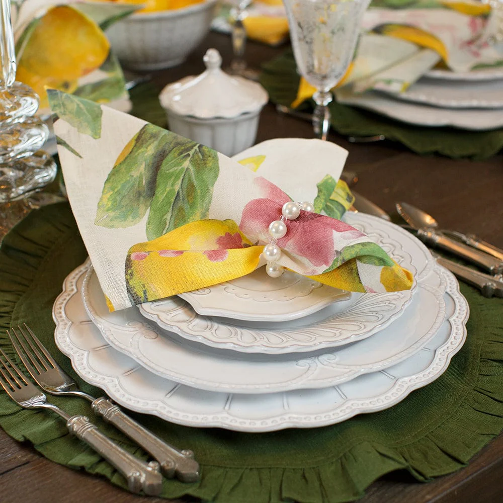 Bella Bianca Flora Bread Plate - Image 3