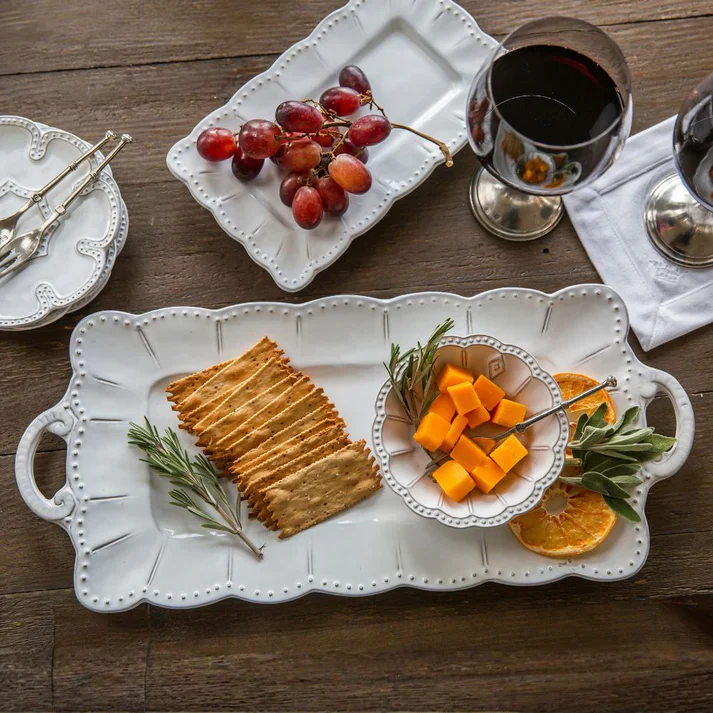 Bella Bianca Rectangular Tray - Image 3