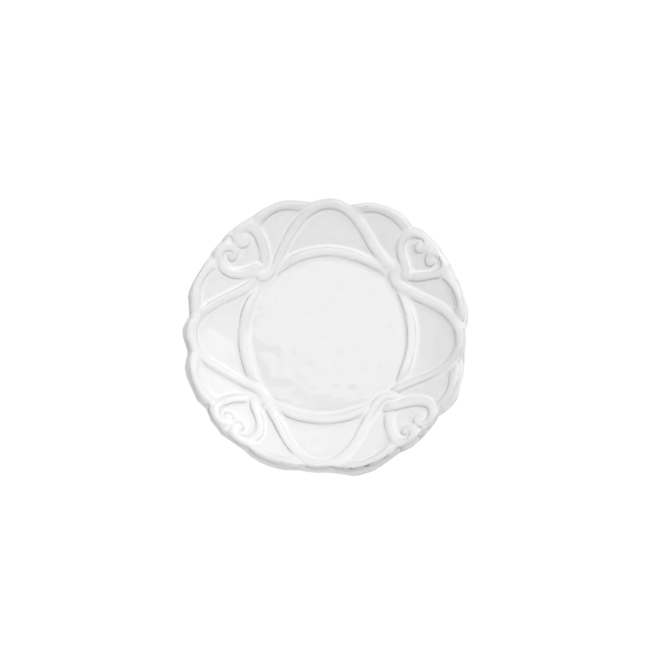 Bella Bianca Ribbon Bread Plate