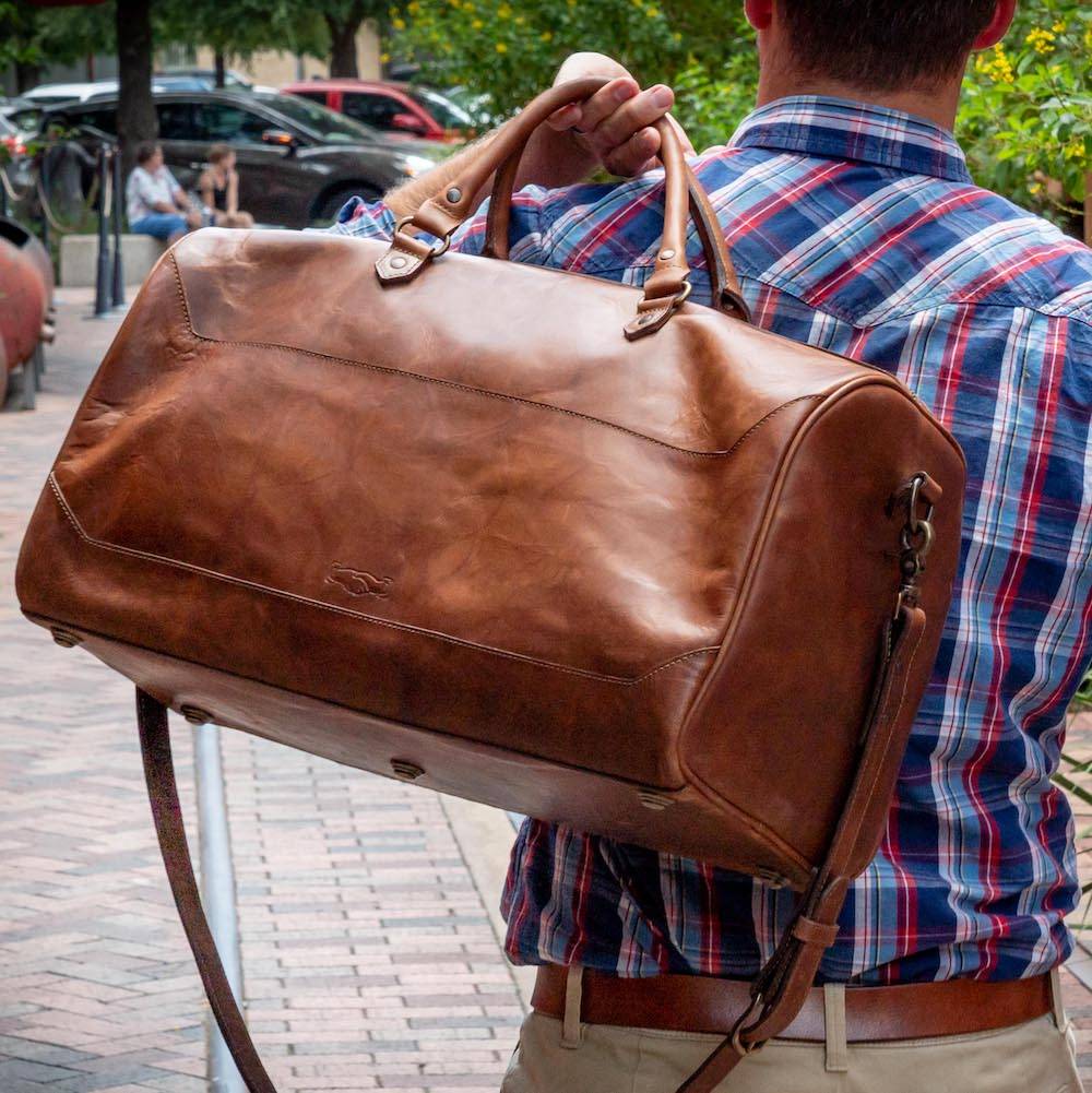 Benjamin Leather Duffle - Image 4