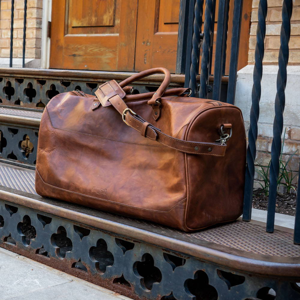 Benjamin Leather Duffle - Image 5