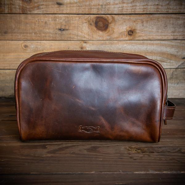 Benjamin Leather Wash Bag - Image 10