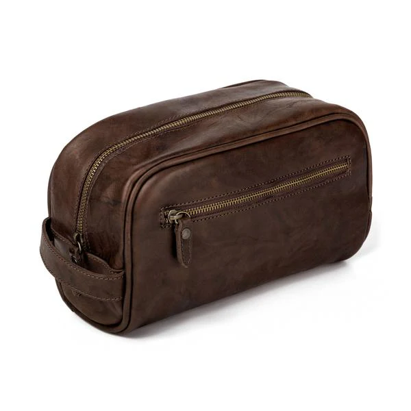 Benjamin Leather Wash Bag - Image 15