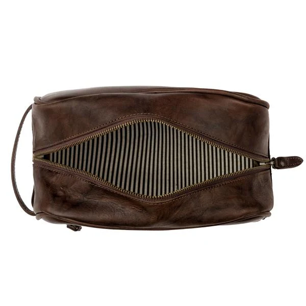 Benjamin Leather Wash Bag - Image 19