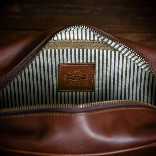 Benjamin Leather Wash Bag - Image 3