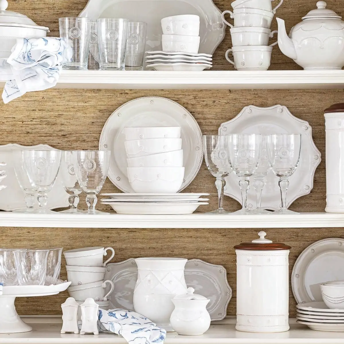 Berry & Thread Triple Bowl Server - Whitewash - Image 6