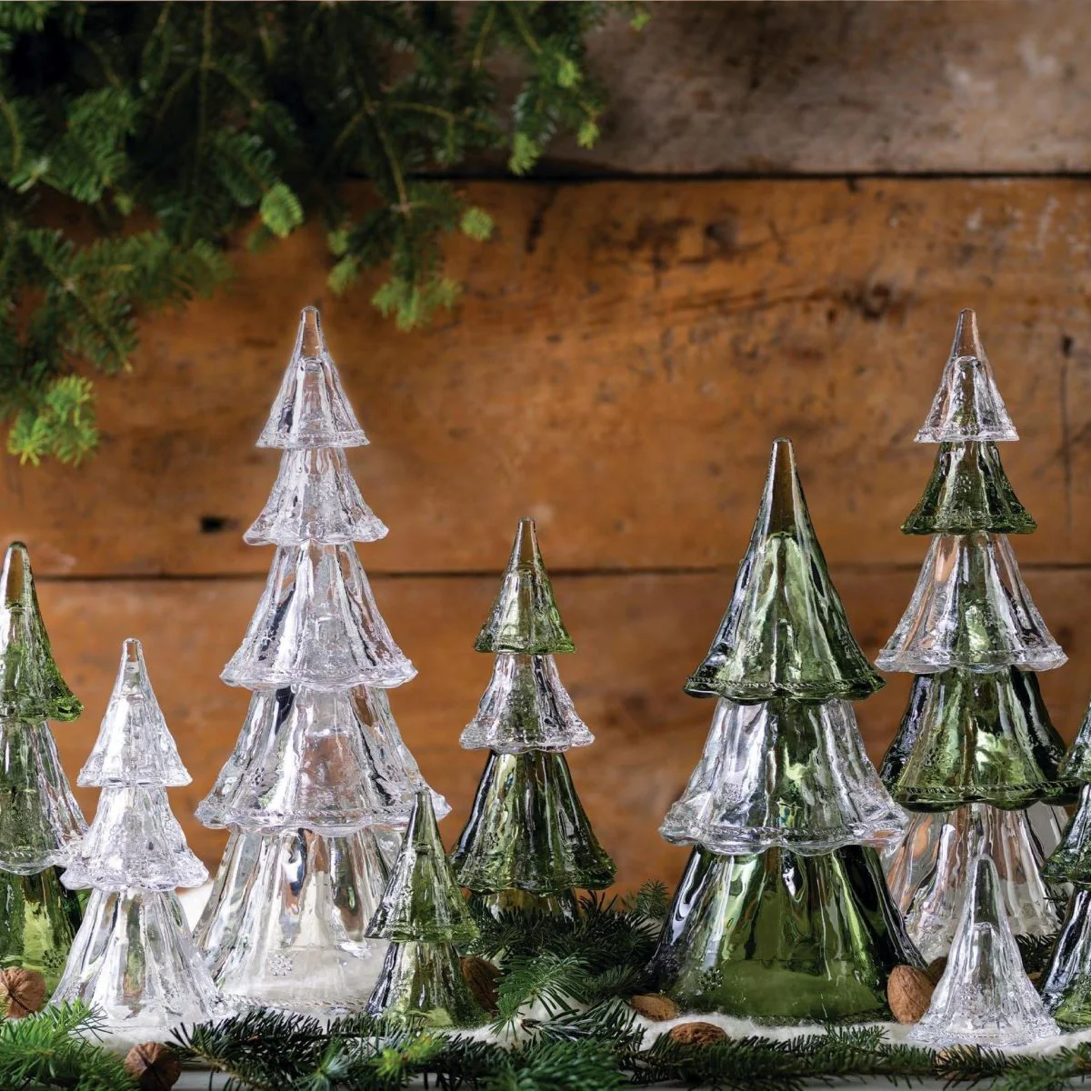 Berry & Thread 10.5” Tree Set/3pc - Evergreen - Image 3