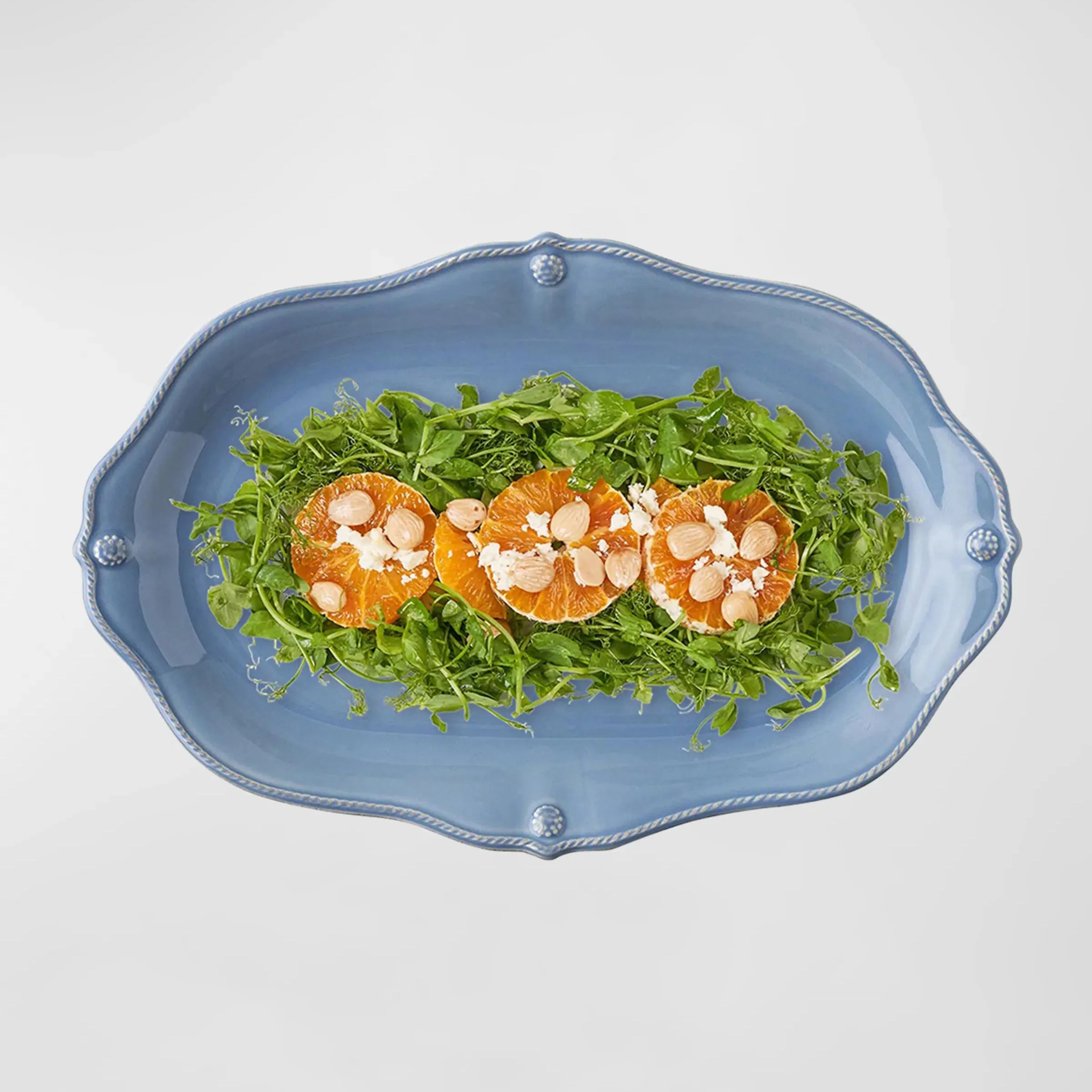 Berry & Thread 16" Platter - Chambray - Image 4